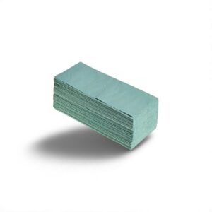 Interleaf Hand Towels 1 Ply Green 1 x 5000 - Image 1