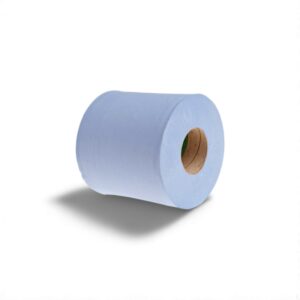 Centre Feed Rolls 2 Ply 375 Sheets Blue 1 x 6 - Image 1