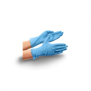 Nitrile Disposable P/Free Gloves 3.5g Medium Blue 1 x 100 - Image 1