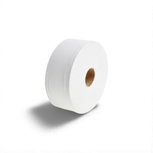 Jumbo Toilet Roll 2 Ply 330M White 1 x 6 - Image 1