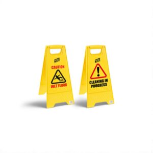 Standard Wet Floor Sign Caution/Clean In Progress - Image 1