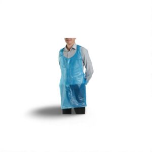 Disposable Plastic Aprons Blue Roll 1 x 200